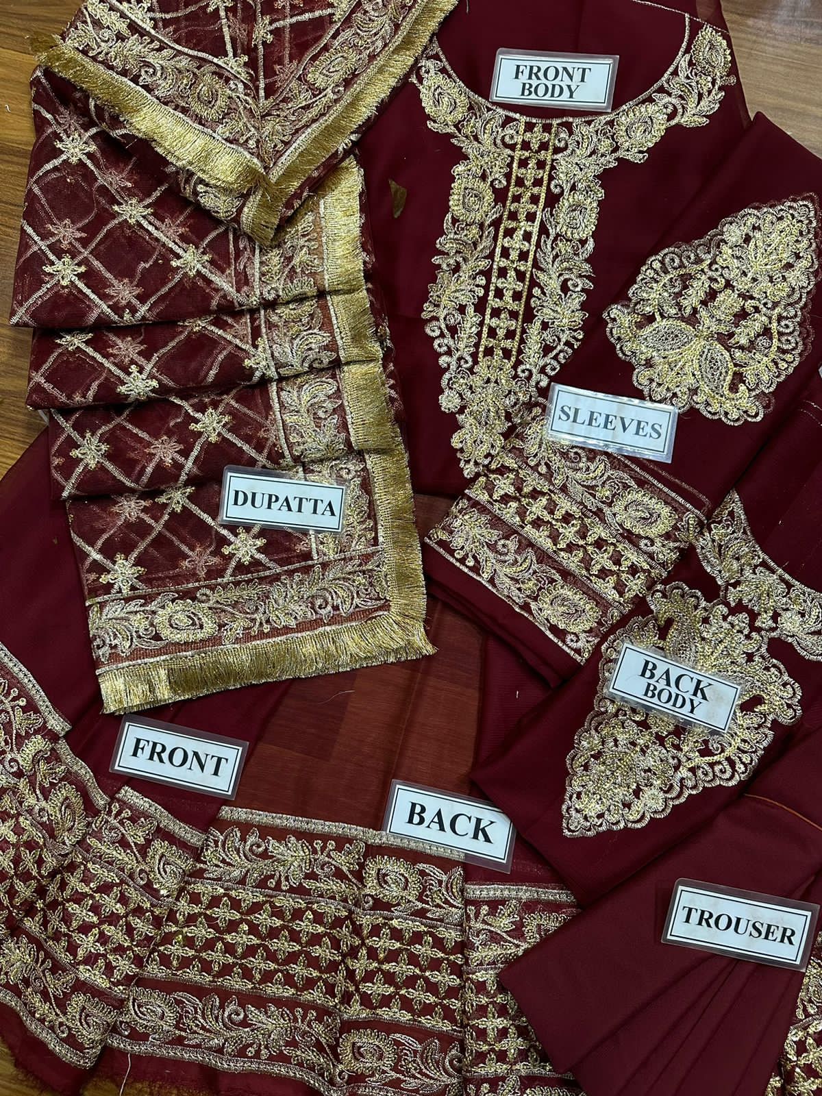 CHIFFON frok With SATIN SILK Trouser